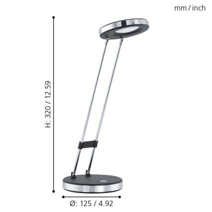 Eglo - LED galda lampa LED/3W/230V