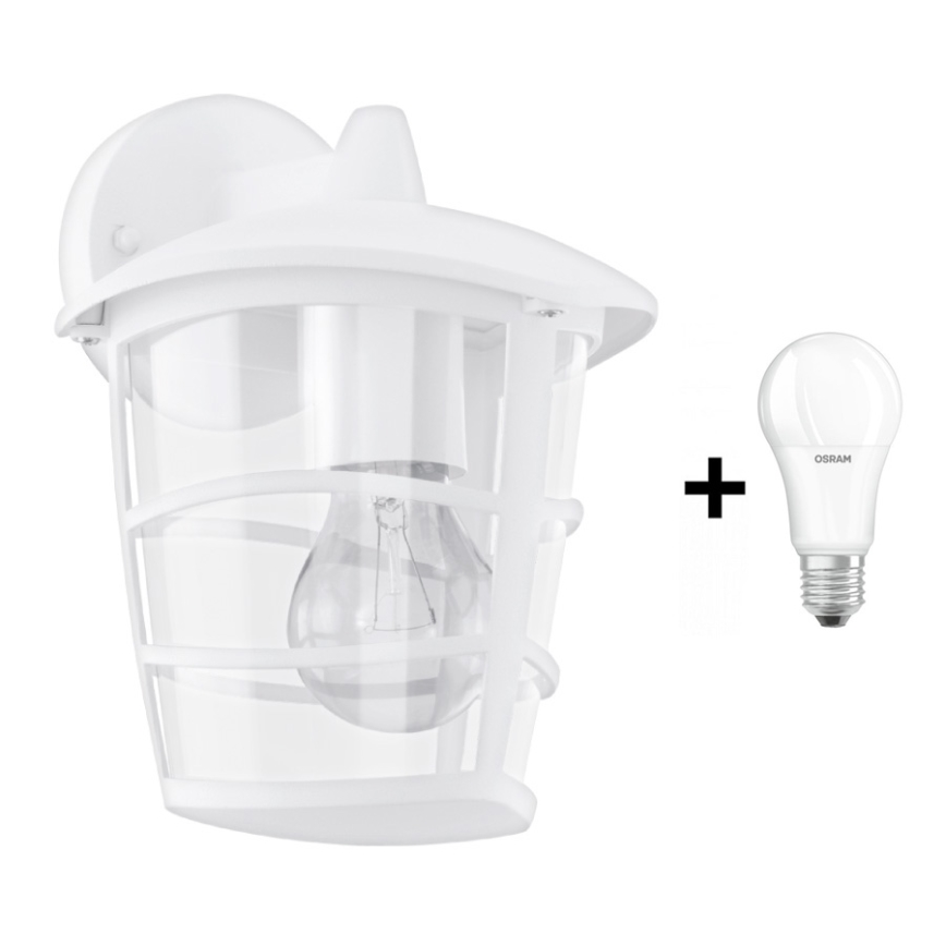 Eglo - LED Āra sienas gaismeklis 1xE27/8,5W/230V IP44