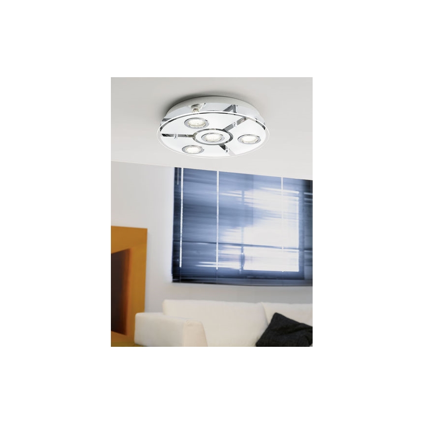 EGLO 93107 - LED Griestu lampa CABO 4xGU10/3W LED