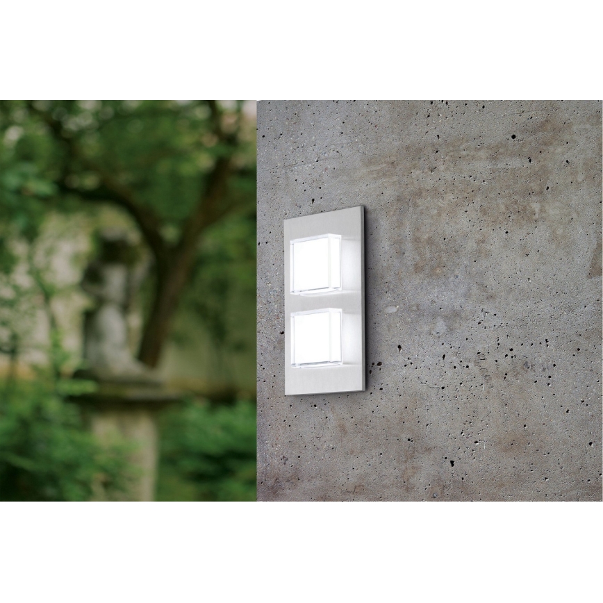 Eglo 93365 - LED āra sienas gaismeklis PIAS 2xLED/2.5W/230V