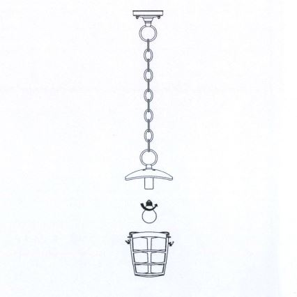 Eglo 93406 - LED āra gaismeklis ALORIA 1xE27/8,5W/230V IP44