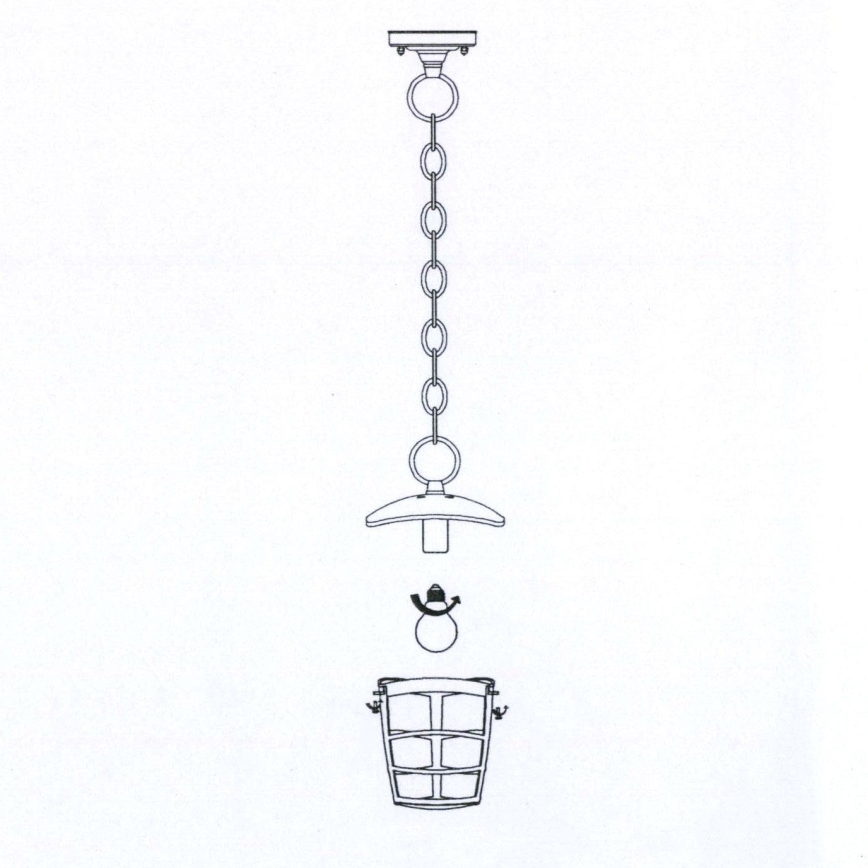 Eglo 93406 - LED āra gaismeklis ALORIA 1xE27/8,5W/230V IP44