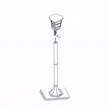 Eglo - LED Āra lampa E27/8,5W/230V IP44