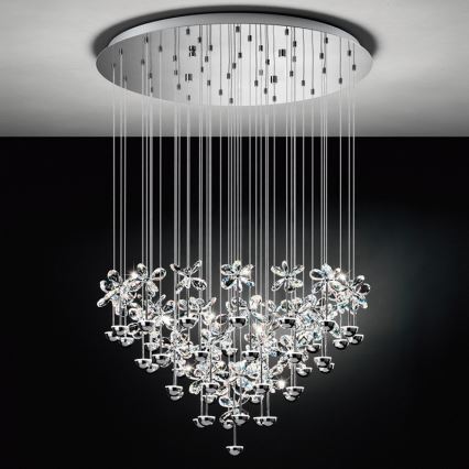 Eglo 93661 - LED Lustra ar auklu PIANOPOLI 43xLED/2,5W/230V