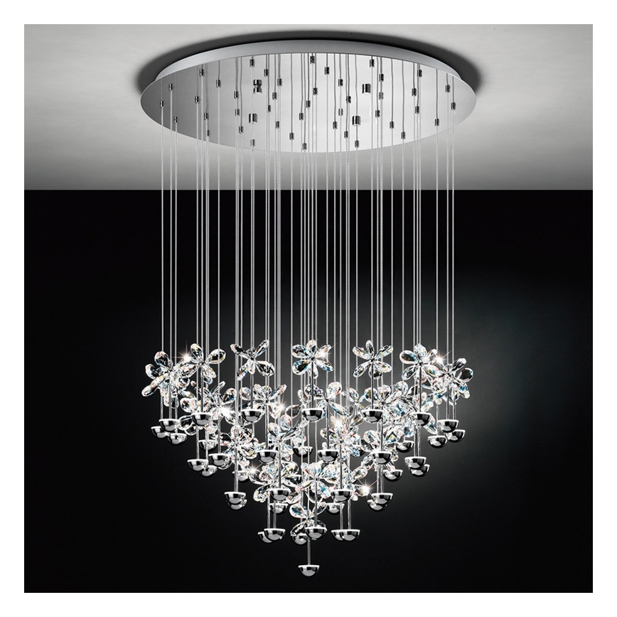Eglo 93661 - LED Lustra ar auklu PIANOPOLI 43xLED/2,5W/230V