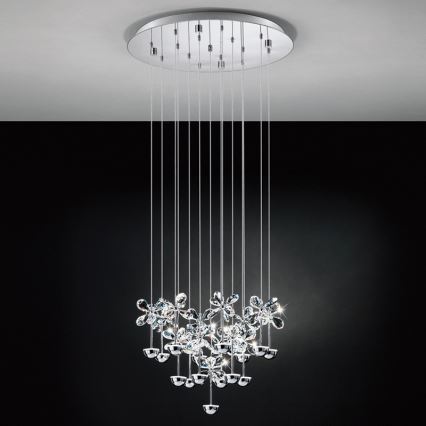 Eglo 93662 - LED Lustra ar auklu PIANOPOLI 15xLED/2,5W/230V