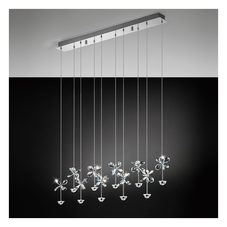 Eglo - LED Lustra ar auklu 10xLED/2,5W/230V