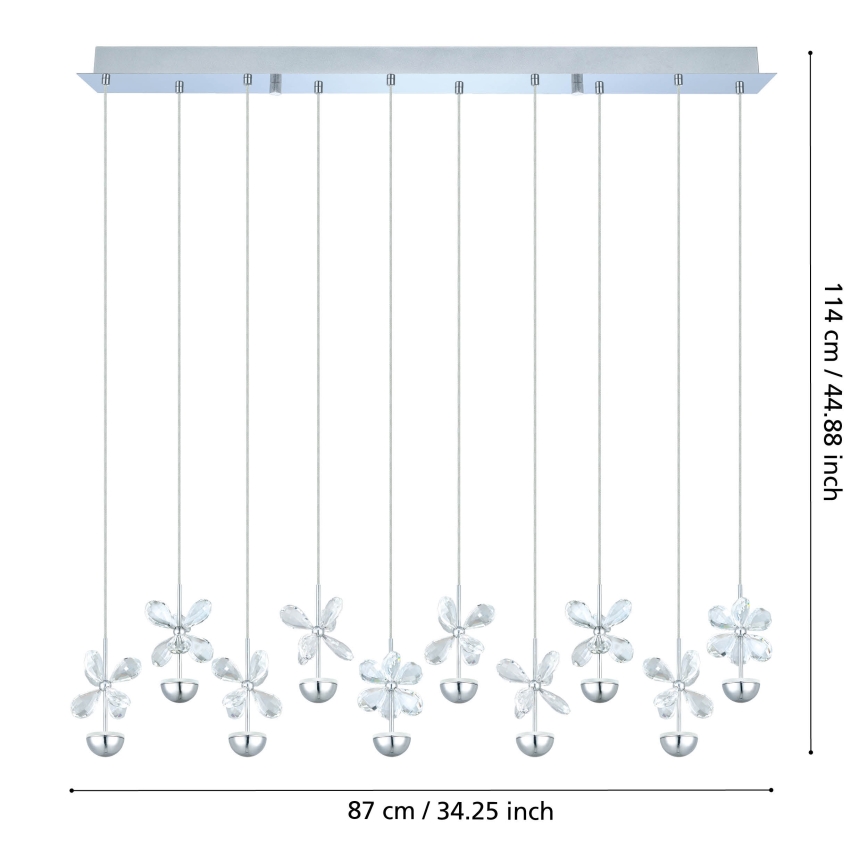 Eglo - LED lustra uz kabeļa LED/25W/230V