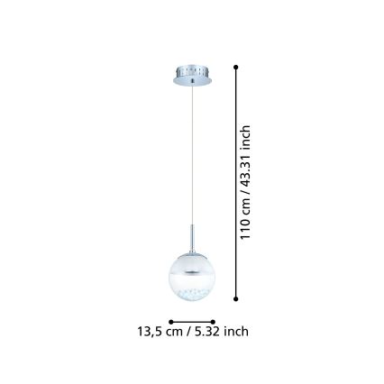 Eglo - LED pakaramais gaismeklis LED/5W/230V