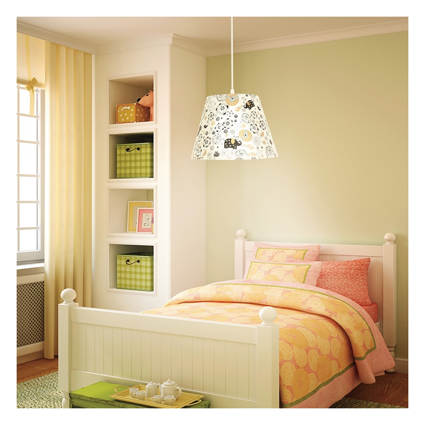 Eglo 93718 - Bērnu gaismeklis MOLOVE 1xE27/60W/230V