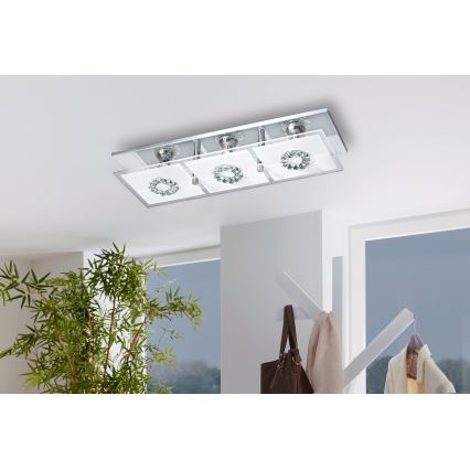 Eglo 93782 - LED griestu lampa RONCATO 3xGU10/3W/230V