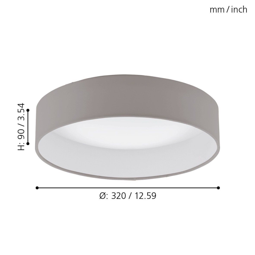 Eglo - LED griestu gaismeklis LED/12W/230V