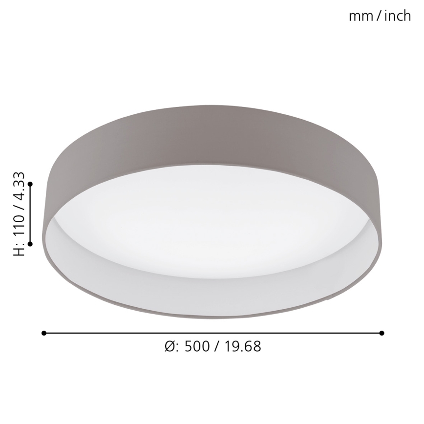 Eglo - LED griestu gaismeklis LED/24W/230V