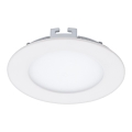Eglo 94048 - Iebūvējamais LED griestu gaismeklis FUEVA 1 LED/5,5W/230V Ø 12 cm