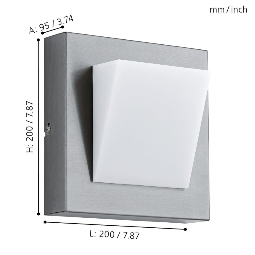 Eglo 94114 - LED āra apgaismojums GALARY 1 LED/3,7W/230V IP44