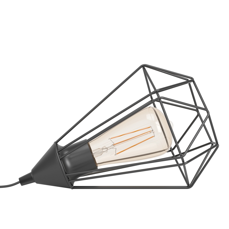 Eglo - Kontaktligzdas galda lampa 1xE27/60W/230V