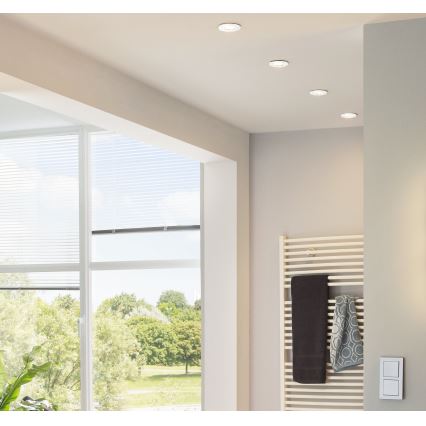 Eglo - komplekts 3x LED iebūvējamie griestu gaismekļi PENETO 1xGU10-LED/3W/230V