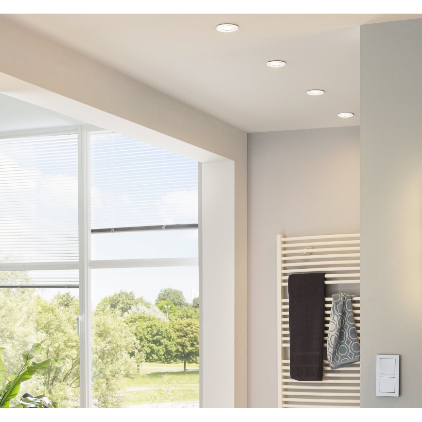 Eglo - komplekts 3x LED iebūvējamie griestu gaismekļi PENETO 1xGU10-LED/3W/230V