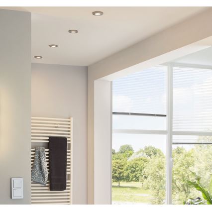 Eglo - komplekts 3x LED iebūvējamie griestu gaismekļi PENETO 1xGU10-LED/3W/230V