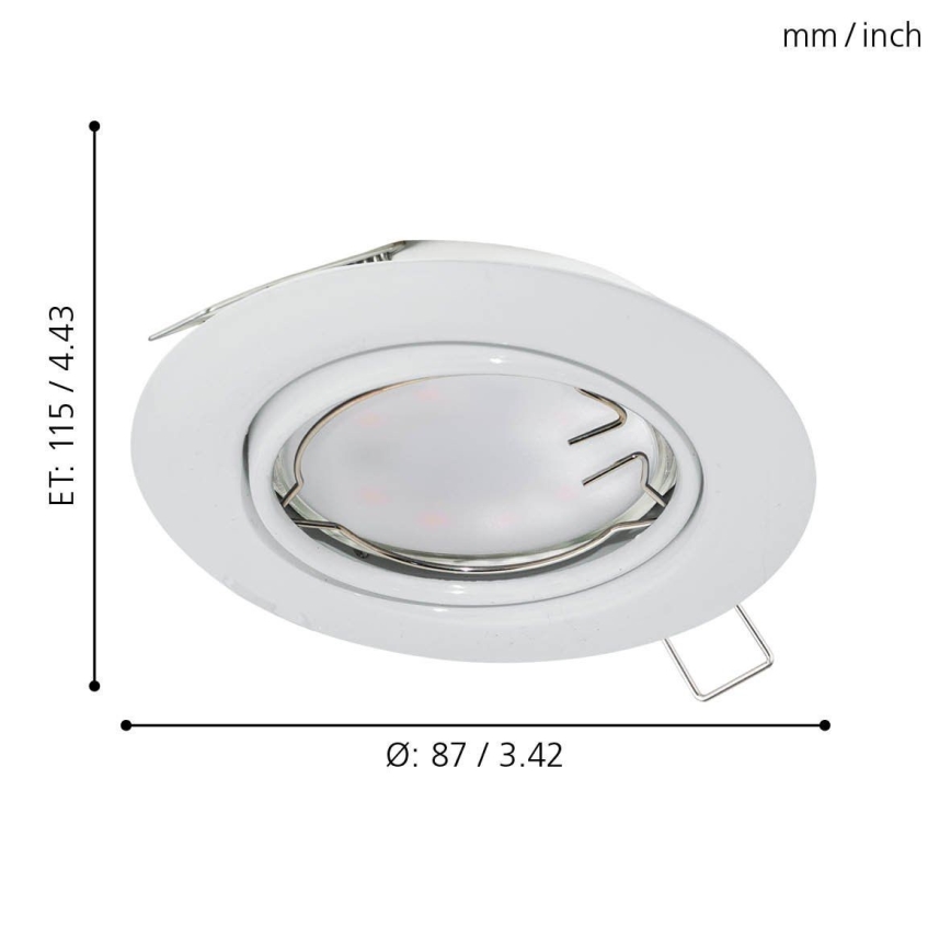Eglo - LED piekaramo griestu gaismeklis 1xGU10-LED/5W/230V