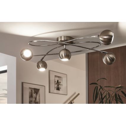 Eglo - LED lampa 5xGU10-LED/3W/230V