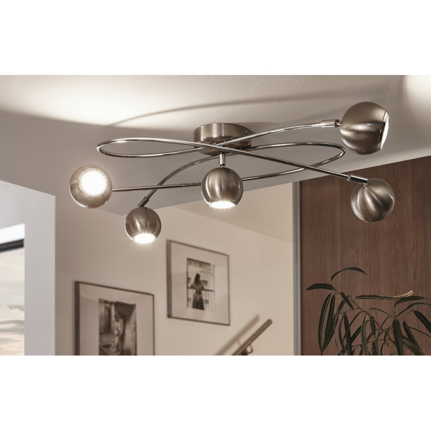 Eglo - LED lampa 5xGU10-LED/3W/230V
