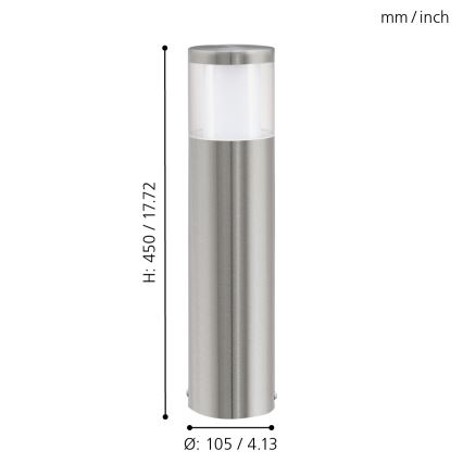 Eglo - LED āra apgaismojums LED/3,7W/230V IP44