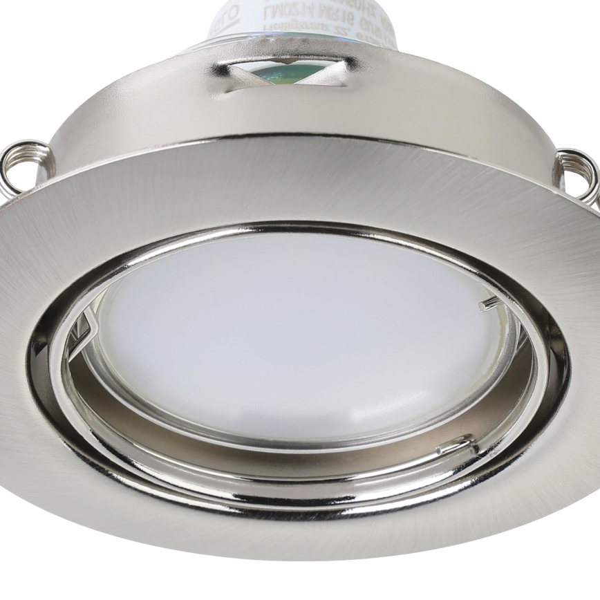 Eglo - KOMPLEKTS 3x LED Iegremdēts Apgaismojums PENETO 3xGU10-LED/5W/230V