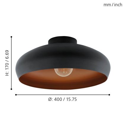 Eglo - Griestu lampa 1xE27/60W/230V