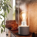 Eglo 94549 - Galda lampa TORVISCO 1xE27/60W/230V pelēka
