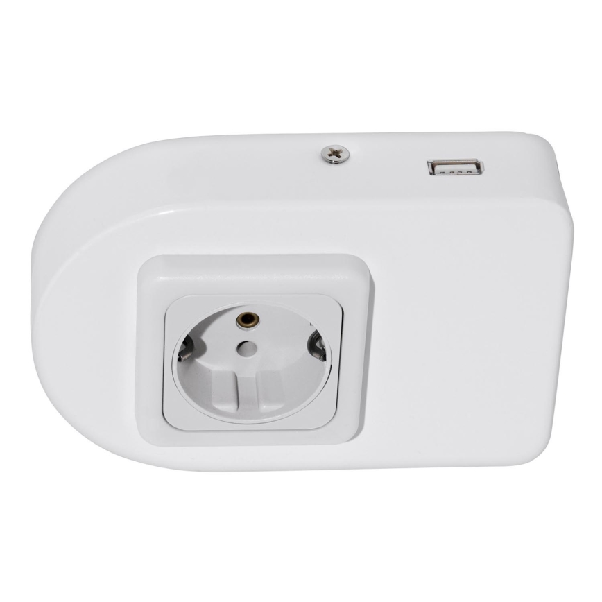 Eglo 94663 - Virtuves zem skapīša kontaktligzda SCHUKO iekļauts USB TAXANO