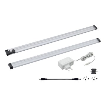 Eglo 94692 - KOMPLEKTS 2x LED skapja apgaismojums ar sensoru VENDRES 2xLED/5,5W/230V 4000K