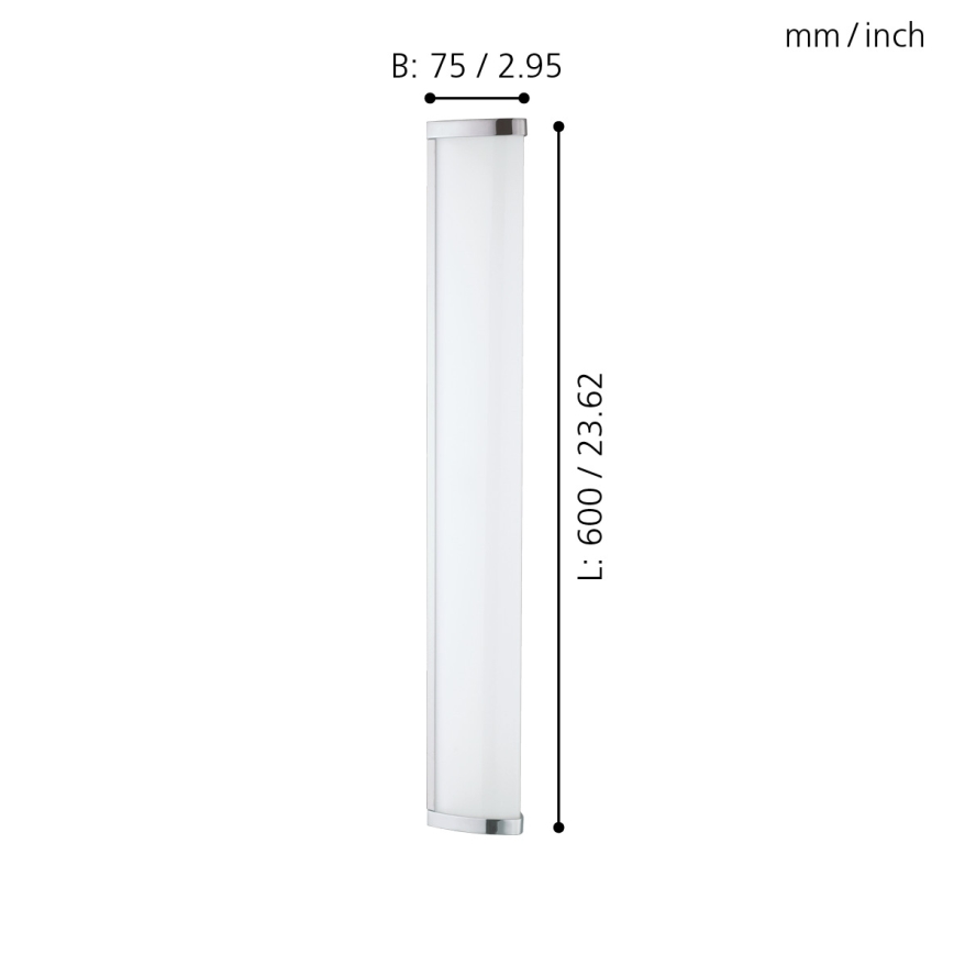 Eglo - LED vannas istabas gaismeklis LED/16W/230V IP44