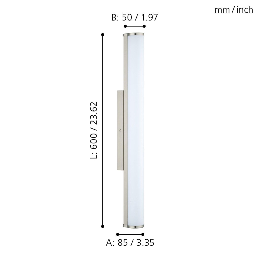 Eglo - LED vannas istabas lampa 1xLED/16W/230V IP44