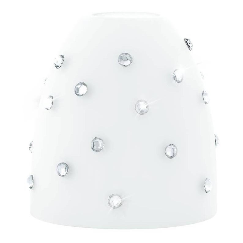 Eglo 94749 - Rezerves stikls lustrai, galda lampai, griestu lampai un starmetim MY CHOICE d. 9 cm balta/hroms