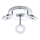 Eglo 94762 - LED vannas istabas lampa GONARO 3xLED/3,8W/230V IP44