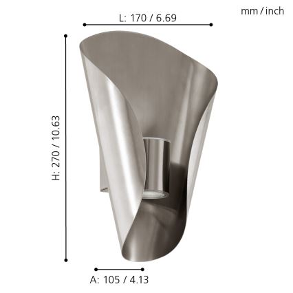 Eglo 94779 - LED āra lampa BOSARO 2xLED/2,5W/230V IP44