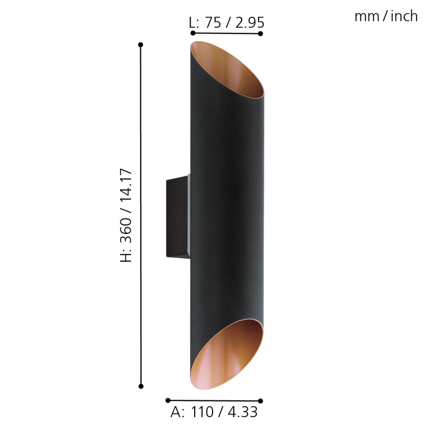 Eglo - LED Āra Apgaismojums 2xLED/3,7W/230V
