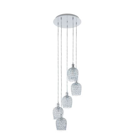 Eglo - Lustra ar auklu 5xE27/60W/230V