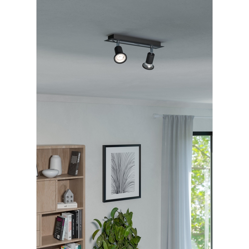 Eglo 94964 - LED lampa SARRIA 2xGU10-LED/5W/230V