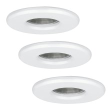 Eglo 94977 - KOMPLEKTS 3x LED vannas istabas gaismeklis IGOA 3xLED/3.3W/230V