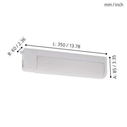 Eglo - Sienas lampa 2xE14/40W/230V