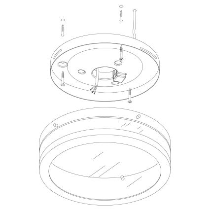 Eglo - LED vannas istabas lampa 1xLED/11W/230V IP44