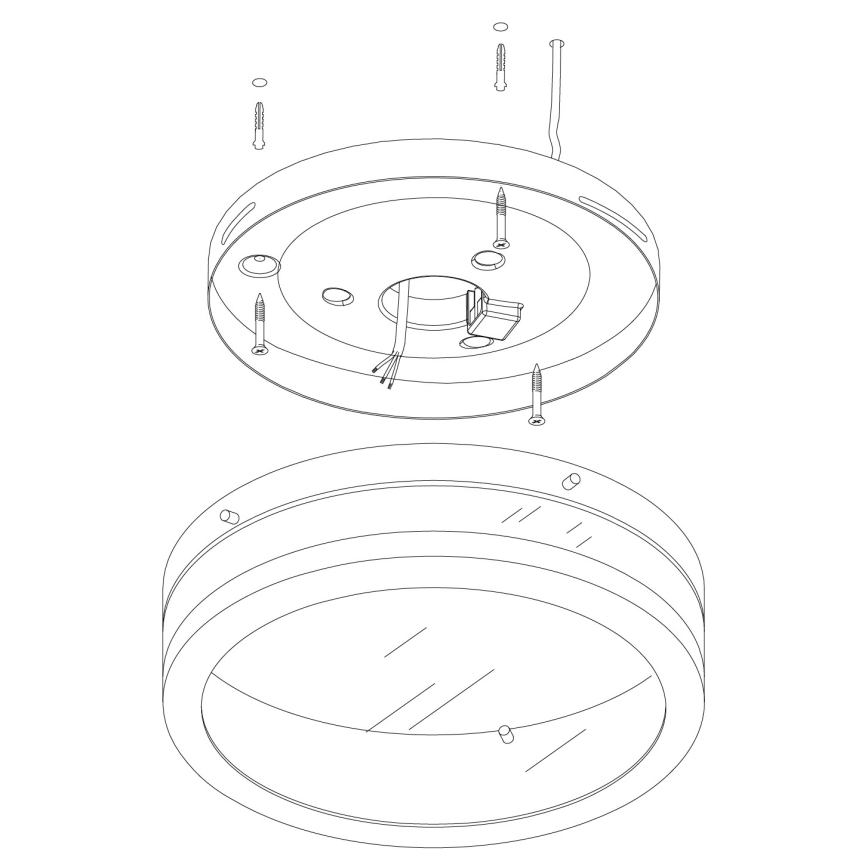 Eglo - LED vannas istabas lampa 1xLED/11W/230V IP44