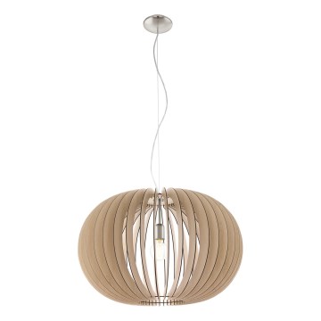 Eglo 95042 - STELLATO karājamā lampa ar vadu 1xE27/60W/230V, Ø 70 cm, bēša