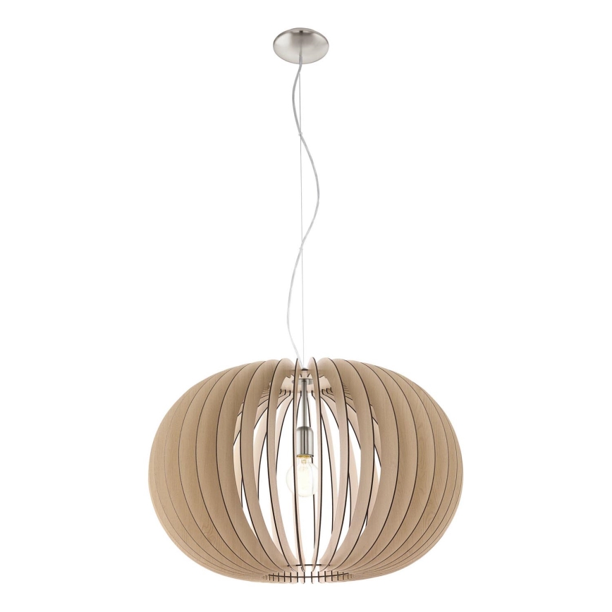 Eglo 95042 - STELLATO karājamā lampa ar vadu 1xE27/60W/230V, Ø 70 cm, bēša