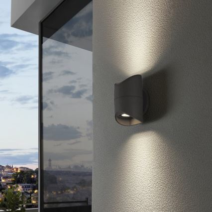 Eglo 95076 - Āra Sienas Apgaismojums ABRANTES 2xLED/6W/230V