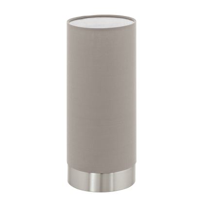 Eglo - Aptumšojama galda lampa 1xE27/40W/230V taupe