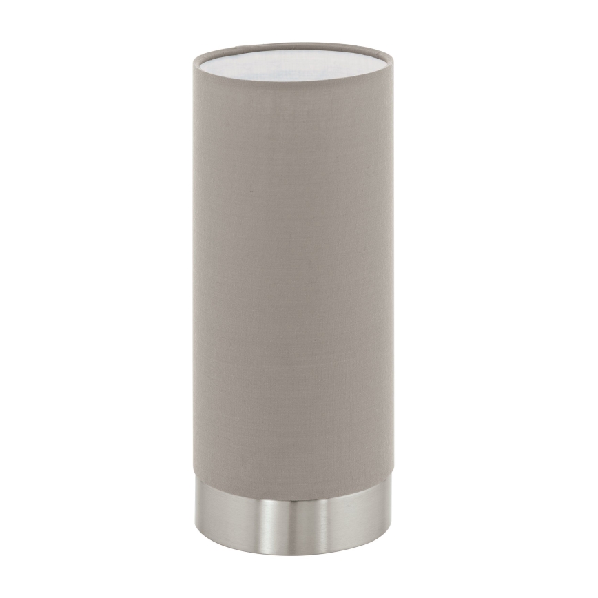 Eglo - Aptumšojama galda lampa 1xE27/40W/230V taupe