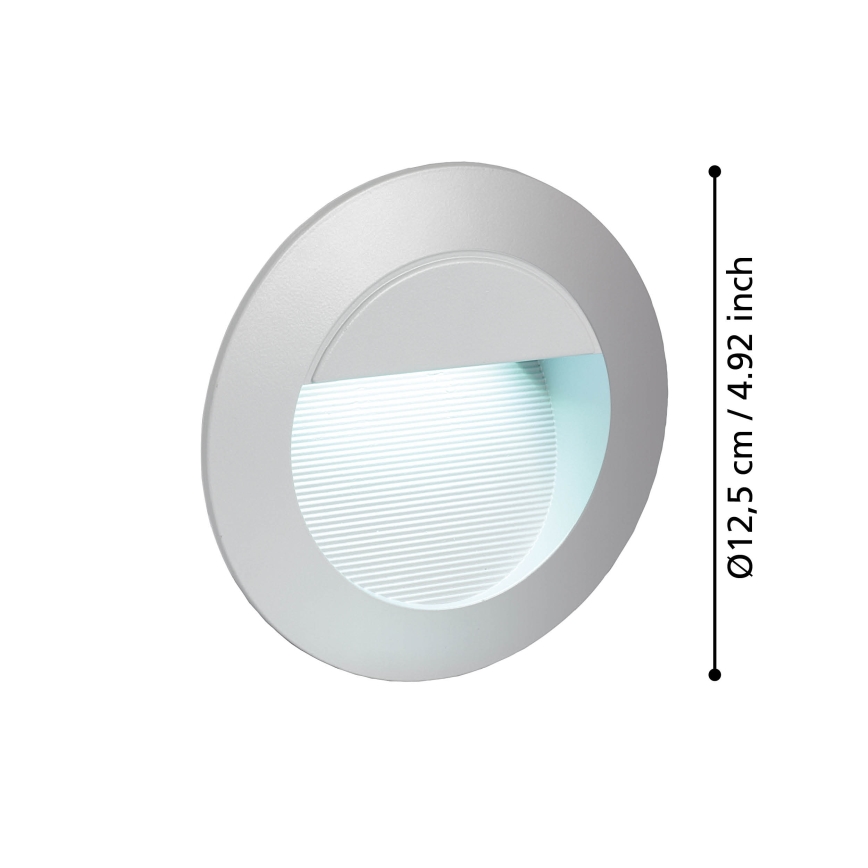 Eglo - LED Āra orientēšanās lampa 1xLED/2,5W/230V IP65
